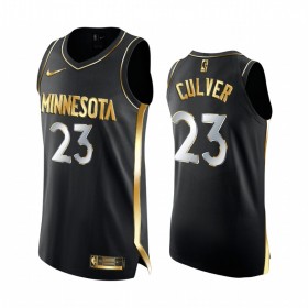 Dres Minnesota Timberwolves Jarrett Culver 23 2020-21 Crna Golden Edition Swingman